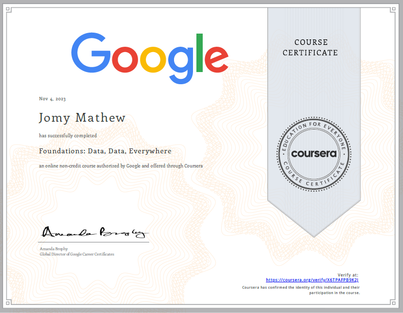 Certificate 5